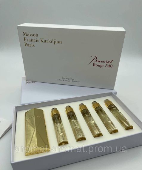 Набір мініатюр Maison Francis Kurkdjian Baccarat Rouge 540, 5х11 мл. | Зображення 2