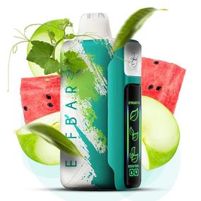 Elf Bar Nic King 30000. Кислое Яблоко Арбуз (Sour Apple Watermelon)