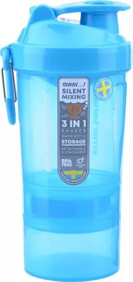 Шейкер спортивний SmartShake Original2GO 600ml Neon Blue | Зображення 3