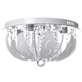Люстра торт потолочная с пультом LED E14 60W RGB WH (BCL-653S/4)