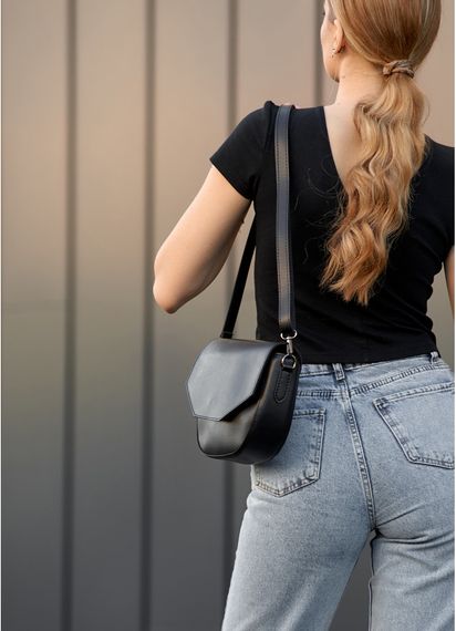 Сумка жіноча Sambag Leoma WITH Чорна 27 х 8 х 18 см (53050001) | Зображення 6