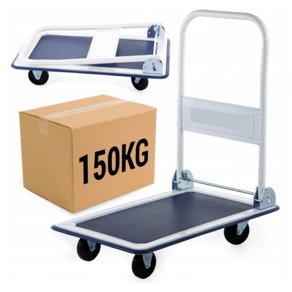 Візок вантажний платформенний Siker PH150, складський, 150 кг, складний (60000032) | Зображення 1