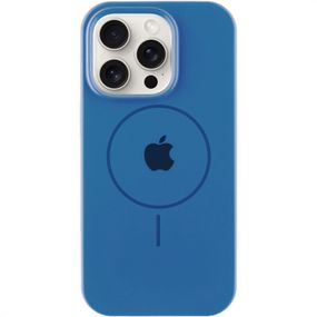 Чохол Silicone Case Full Protective (AA) with MagSafe для Apple iPhone 13 Pro Max (6.7") Синій / Denim Blue