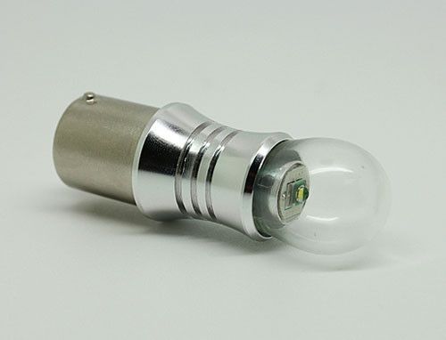 Светодиодная автолампа 1157 - P21/5W - BAU15d, 5W (220Lm)  CREE-A5 двухконтактная красная