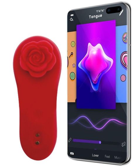 Смарт-вібратор у трусики Fun Town Caleo, надійне кріплення на магніті Sex Aura