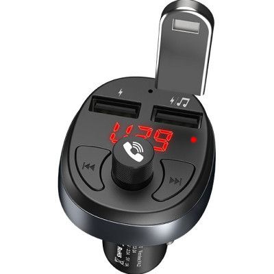 FM модулятор HOCO E41, Black, Box (E41) | Зображення 1