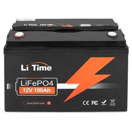 Li-TIME 12.8В 100А•ч 100А Літієва акумуляторна батарея