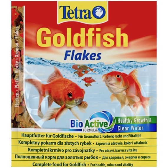 Корм для риб Tetra Goldfish для акваріумних риб в пластівцях 12 г (4004218766389)
