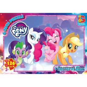 Детский пазл "My little Pony" MLP015 плакат 117 элементов