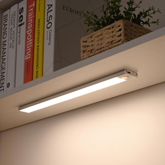 LED світильник L1007-40S з акумулятором 1500mAh, датчиком руху та освітленості, 3 режими світла, магнітний, 400×40×10 мм | Зображення 4