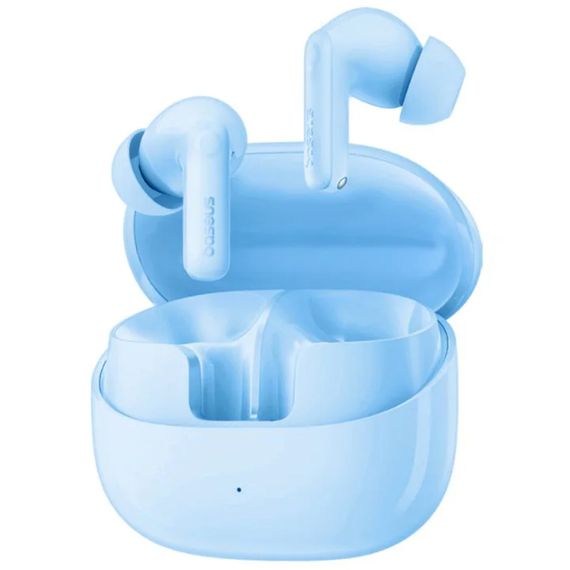Бездротові TWS навушники Baseus Bass BP1 ANC+ENC (App) (A00107) Galaxy Blue