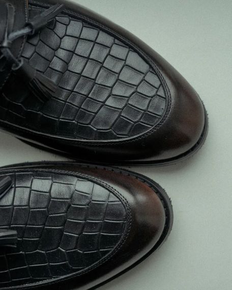 Туфли лоферы, коричневые 43 размер | Зображення 2