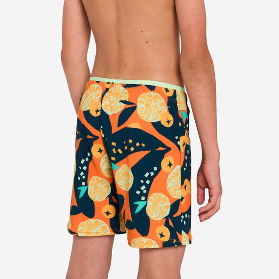 Шорти для плавання довгі 100 Hotu для хлопців помаранчеві - 12-13 р 151-60 см | Зображення 2