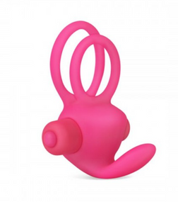 Ерекційне віброкольцо Power Clit Cockring, Pink Sex Aura