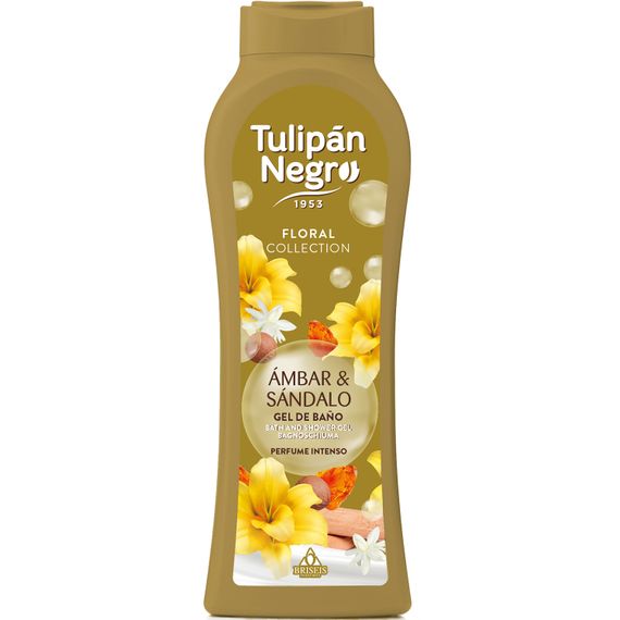 Гель для душу парфумований Tulipan Negro Shower Gel - Ambar & Sandalo (650 ml)