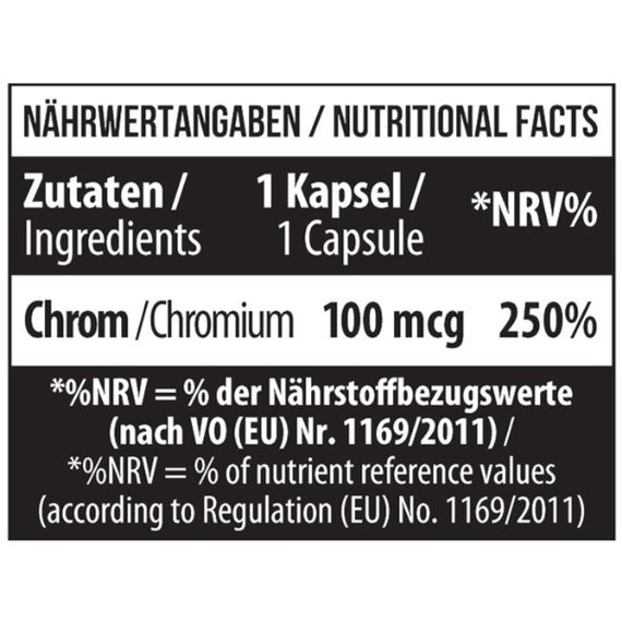 Микроэлемент Хром для спорта MST Nutrition Healthy by MST Chromium Picolinate 60 Caps | Зображення 1