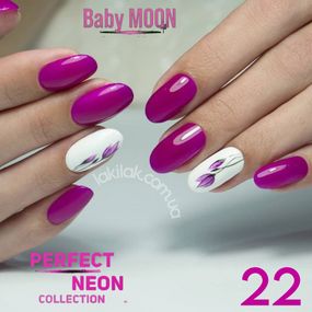 Гель-лак BABY MOON Perfect Neon №22, 6 мл