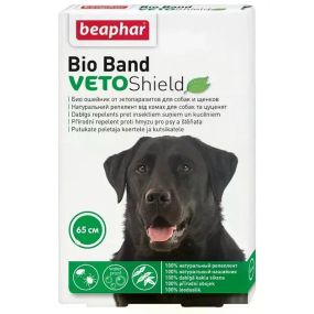 Репелентний нашийник Bio Band BEAPHAR для собак і цуценят з 2-ох місяців, 65 см
