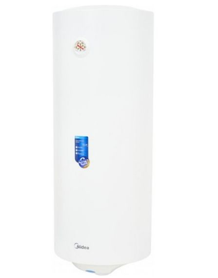 Водонагреватель Midea 100 л, 1500 Вт, "мокрый" ТЭН, вертикальный, цилиндрический, белый (100-15F6(W)) | Зображення 6