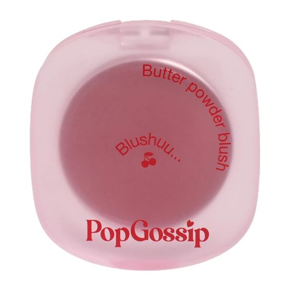 Рум'яна для обличчя з сатиновим фінішем Pop Gossip Blushuu Silky powder blush - №04 Dusky Blush (3.2 g)