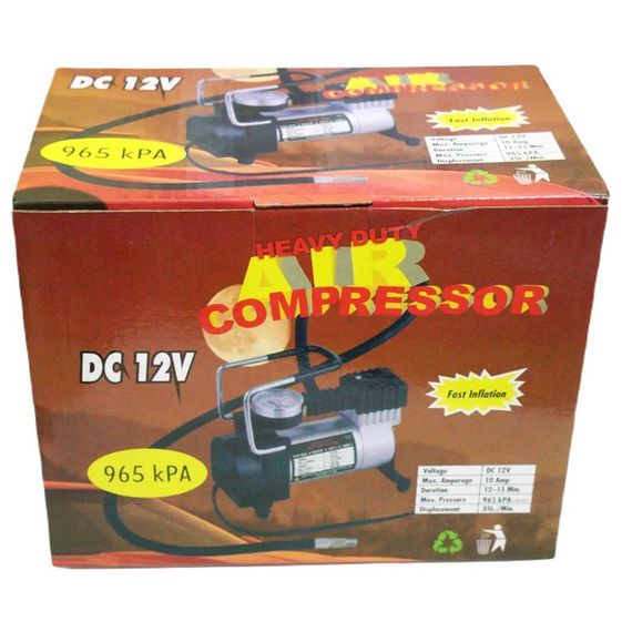 Компресор автомобільний RIAS Heavy Duty Air Compressor 12V 12Amp 150PS | Зображення 3