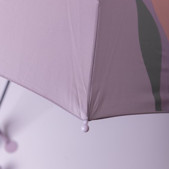 Класична дитяча парасолька-тростина механічна з поліестеру міцна надійна 8 спиць діаметр 89 см Фіолетовий HP-23-12V | Зображення 7