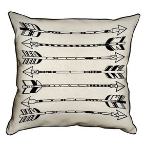 Подушка с мешковины Стрелы 45x45 см (45PHB_TFL020_BL)