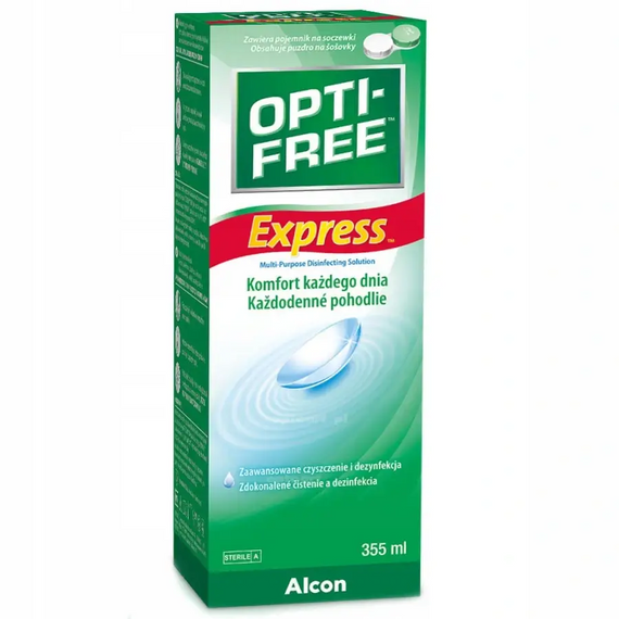 Розчин для контактних лінз Опті-Фрі Експрес Opti-Free Express 355 мл Alcon | Зображення 1
