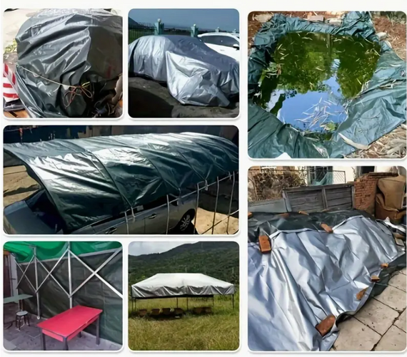 Тент 200 г/м² Shadow 8 х 10 м тарпаулиновый (Четкий размер) универсальные тенты | Зображення 3