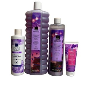 Женский набор Avon SPA «Восточное путешествие» 4в1: гель 500 мл, пена 1000 мл, крем для рук 75 мл, интимный гель 250 мл