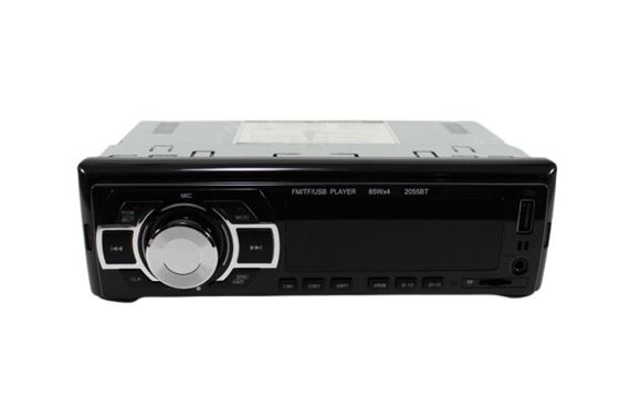 Автомагнитола MP3 2055 ISO+BT Bluetooth micro SD AUX FM черный (MP3 2055_473)