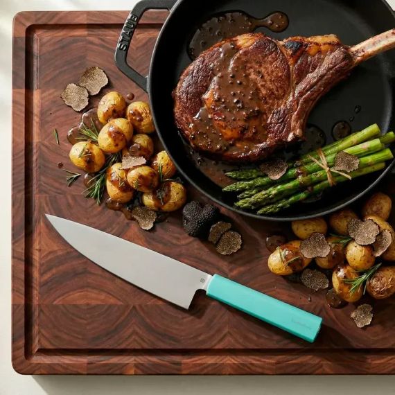 Ніж кухонний Butterfork Chef’s Knife AR-RPM9 ABS Turquoise Green | Зображення 1