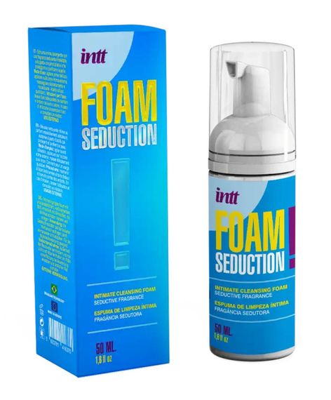 Піна для інтимної гігієни Intt FOAM SEDUCTION! унісекс, з ароматом, 50 мл Sex Aura