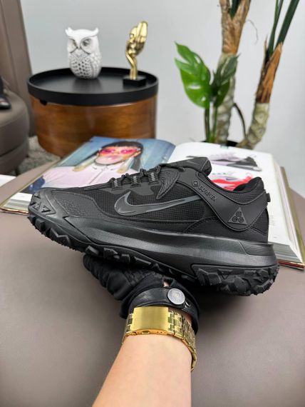 Кросівки ACG Mountain Fly 2 GTX All Black Gore-Tex , термо весна / осінь A4472 | Зображення 7