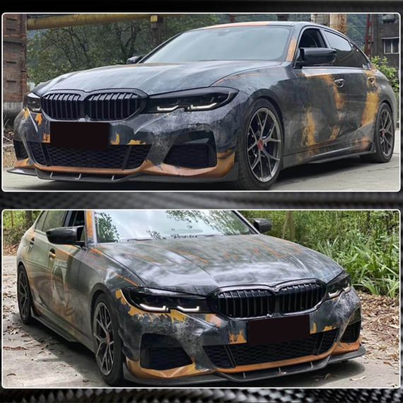 Накладки на пороги V3 (для G20, Карбон) для BMW 3 серия G20/21 2018- гг | Зображення 3