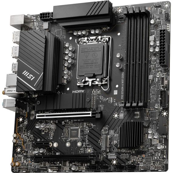 Материнская плата MSI PRO B760M-A WIFI DDR4 | Зображення 2