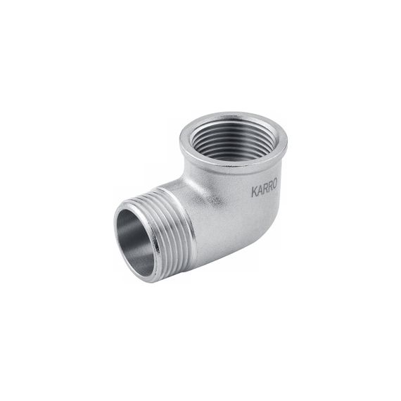 Кутник Karro 1/2" ВЗ нікельований KR-3212