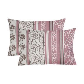 Набір наволочок Home Line 65468 Україна 50x70  Бавовна Рожевий, Принт