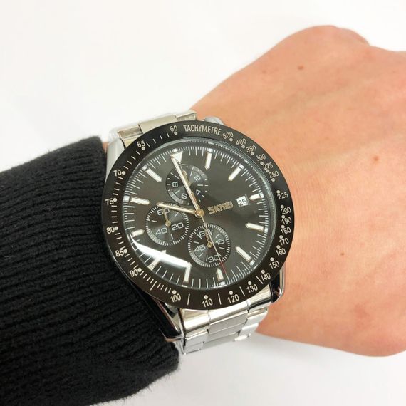 Якісні чоловічі годинники SKMEI, Чоловічі годинники на ланцюжку на подарунок класні WL-16 | Зображення 2