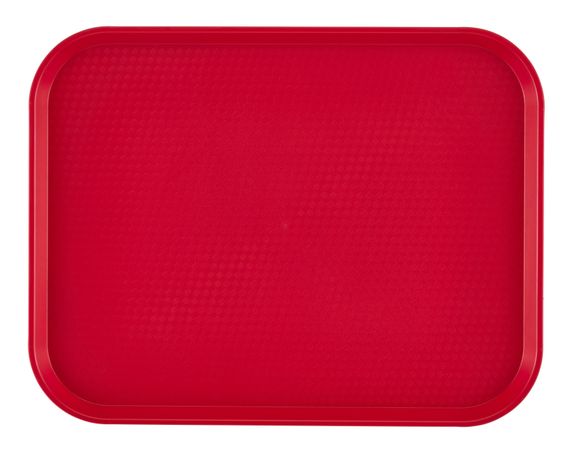 Глубокий прямоугольный поднос 30х41 см, Cambro (США), Червоний | Зображення 1
