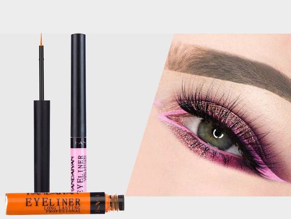 Кольорова водостійка підводка для очей HANDAIYAN Eyeliner Long Lasting Professional колір №41 | Зображення 7