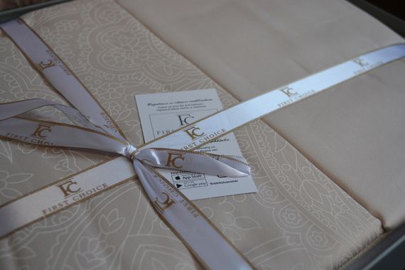 Постільна білизна First Choice Cotton Satin сімейний 160x220 см Neva Champagne | Зображення 3