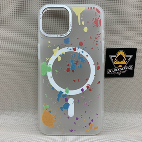 Чехол Wlons Unicorn противоударный PC+TPU для Iphone 13 MagSafe Матовый Белый