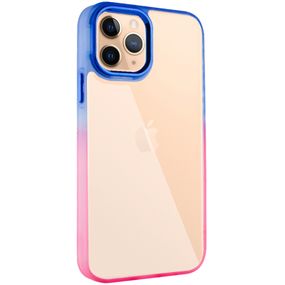 Чохол TPU+PC Fresh sip series для Apple iPhone 11 Pro Max (6.5") Рожевий / Синій