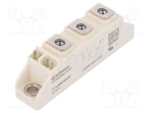 Силовий модуль тиристорний 120A / 1600V TT120N16SOF (INFINEON TECHNOLOGIES)