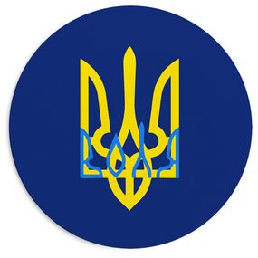 Килимок для мишки круглий Тризуб 20 см (RKYL_23F024)