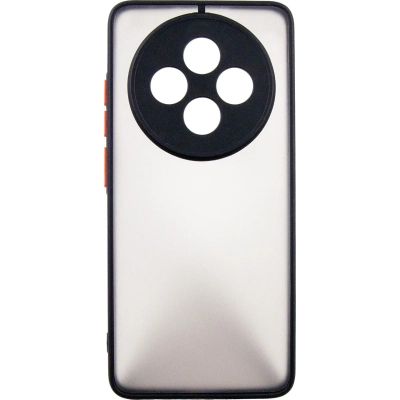 Чехол для мобильного телефона Dengos Oppo Reno12 F 4G Case Matte + Glass (Black) (DG-KM-157) | Зображення 1