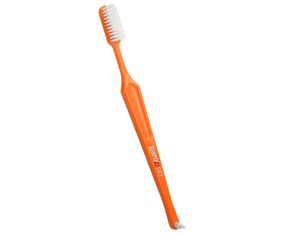 Зубна щітка м’яка paro® toothbrush S43 з монопучковою насадкою, помаранчева