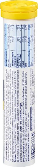 Mivolis Zink + vitamin C вітаміни Міволіс Цинк + С шипучі водорозчинні таблетки без цукру 20 шт. | Зображення 3