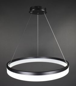 Люстра світлодіодна підвісна LED світильник для квартири на стелю лед 27848 Чорний 30-110х60х60 см.